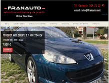 Tablet Screenshot of franauto.net